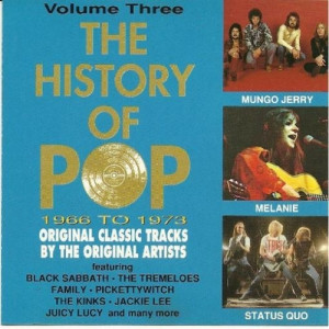 Various Artists - The History Of Pop 1966 To 1973 Volume Three CD - CD - Album