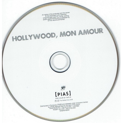 Hollywood, Mon Amour - Hollywood, Mon Amour - CD - Digipack