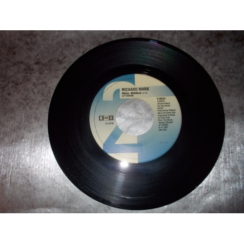 Richard Marx ‎ - TOO LATE TO SAY GOODBYE/ REAL WORLD - Vinyl - 7"