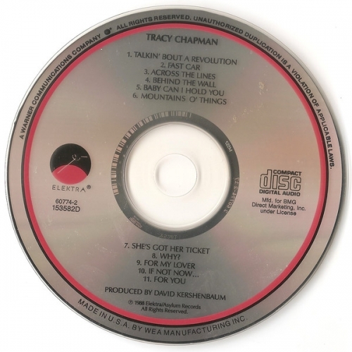 Tracy Chapman ‎ - Tracy Chapman - CD - Album