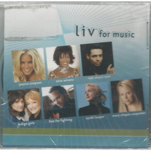 Various ‎ -  Liv For Music - CD - Compilation
