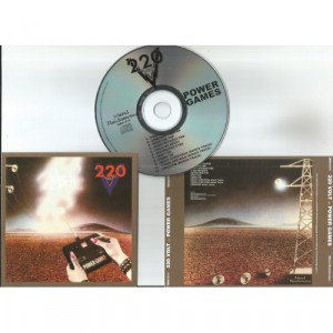 220 VOLT - Power Games + 3BONUS TRACKS (booklet with lyrics) - CD - CD - Album