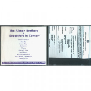 ALLMAN BROTHERS BAND - Superstars In Concert (Homedale New Jersey, August 16, 1994, 2CD) - 2CD - CD - Album