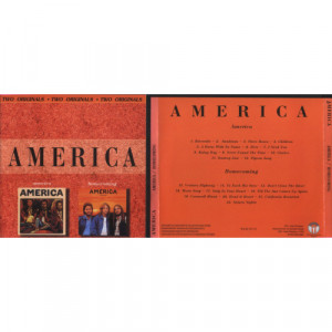 AMERICA - America/ Homecoming  (2LP's in 1CD)(8pages booklet) - CD - CD - Album