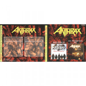 ANTHRAX - Attack Of Killer B's/ Live - The Island Years: Vol.1 (2LP's in 1CD)(Remastered ) - CD - Album