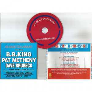 B.B. KING, PAT METHENY, DAVE BRUBECK - A Night In Cannes (Palais Des Festival, Cannes, 28.01.1983) - CD - CD - Album