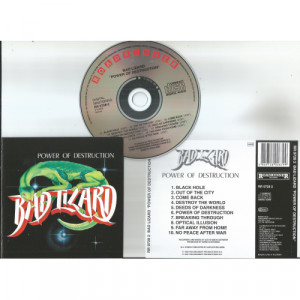 BAD LIZARD - Power Of Destruction (8page booklet with lyrics) - CD - CD - Album