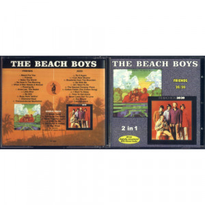 BEACH BOYS, THE - Friends/ 20-20 + 5bonus trk (2LP's in 1CD)(remastered) - CD - CD - Album