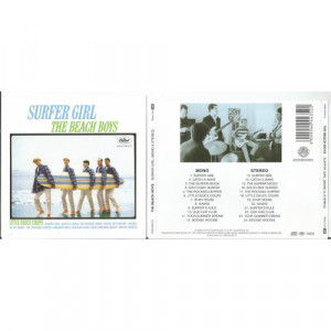 BEACH BOYS, THE - Surfer Girl (stereo+mono versions, jewel case edition, REMASTERED) - CD - CD - Album