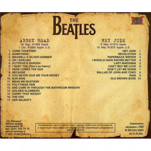 BEATLES, THE - ABBEY ROAD/ HEY JUDE (2LP's in 1CD)(original green Apple sleeve on disc) - CD - CD - Album