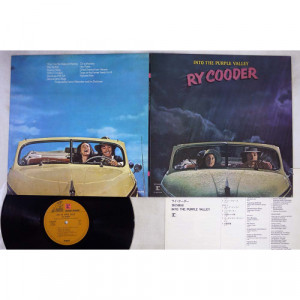 COODER, RY - Into The Purple Valley (no OBI, gatefold cover, LYRICS insert, excellent vinyl a - Vinyl - LP
