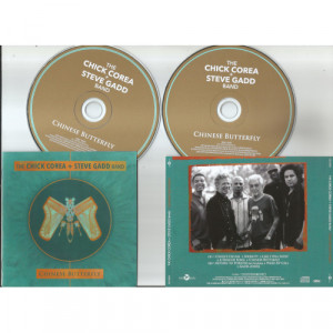 COREA, CHICK THE & STEVE GADD - CHINESE BUTTERFLY (no OBI, no japan liners, 8page booklet) - 2CD - CD - Album