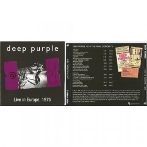 DEEP PURPLE - MK III The Final Concerts (Live In Europe, Pariz and Graz 1975) - 2CD - CD - Album