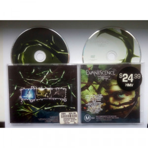 EVANESCENCE - Anywhere But Home (CD + DVD, hype sticker, front side of jewel is crashed) - 2CD - CD - Album