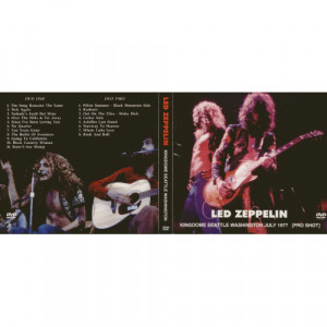 LED ZEPPELIN - Kingdome Seattle Washington July 1977 (PRO SHOT)(19tracks complete concert) (DeL - DVD - DVD