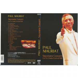 MAURIAT, PAUL - Sayonara Concert, Live In Osaka, Japan - DVD - DVD - DVD