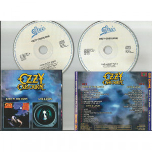 OSBOURNE, OZZY - Bark At The Moon/ Live & Loud (2 in 1CD, poster inlay with with lyrics) - 2CD - CD - Album