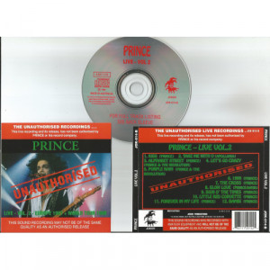 PRINCE - Live Vol. 2 (Europe 1987 + World Tour 1990) - CD - CD - Album