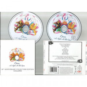 QUEEN - A Night At The Opera (30th Anniversary CD+DVD set, jewel case edition, PAL, 20pa - CD - Album