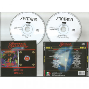 SANTANA - Amigos/ Lotus (12page booklet) - 2CD - CD - Album