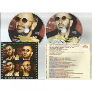 STARR, RINGO - Live In St. Peterburg, Russia 26.08.1998 (audience, limited to 500 copies) - 2CD - CD - Album