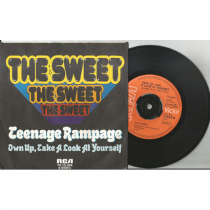 SWEET, THE - Teenage Rampage/ Own Up, Take A Look At Yourself (picture sleeve) - 7