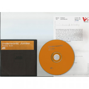 UNDERWORLD - Jumbo (Radio Edit) + promo sheet (cardsleeve) - CDS - CD - Album