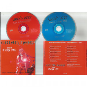 URIAH HEEP - Live In Europe 1979 (8pages booklet) - 2CD - CD - Album