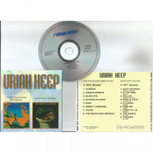 URIAH HEEP - The Magician's Birthday/ Innocent Victim (2 in 1CD, first edition from 1998) - C - CD - Album