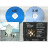 WHO, THE - Who's Next (Original album + New York Record Plant Session)(2CD-Set) - 2CD