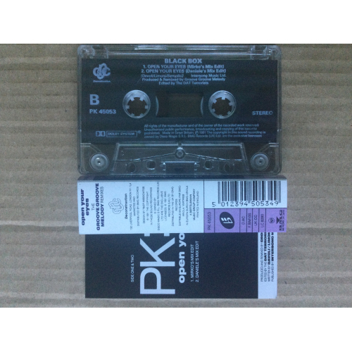 Black Box - Open Your Eyes (The Groove Groove Melody Remixes) - Tape - Cassete