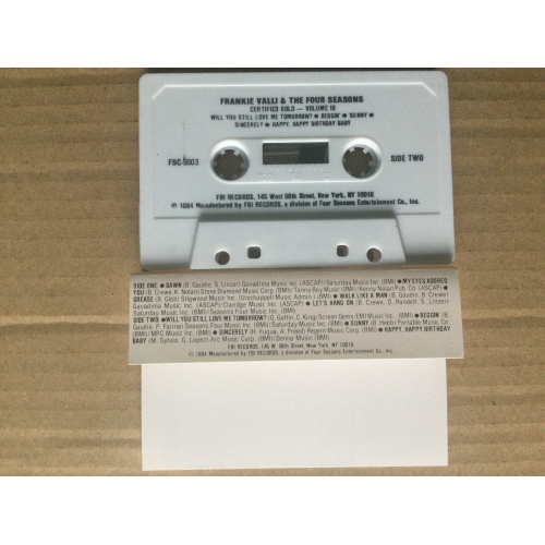 Frankie Valli & The Four Seasons - Certified Gold Volume III - Tape - Cassete