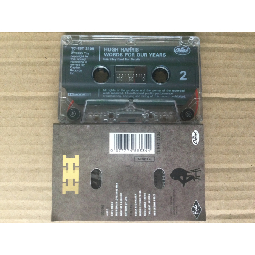Hugh Harris - Words For Our Years - Tape - Cassete