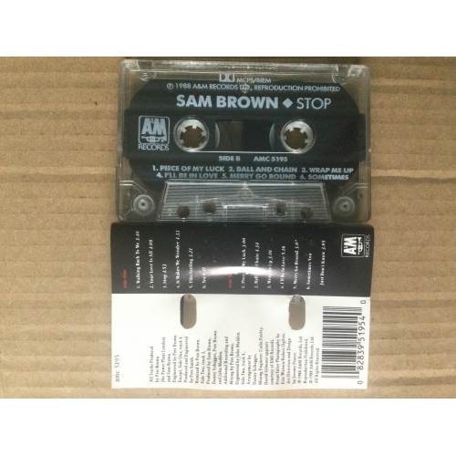 Sam Brown - Stop! - Tape - Cassete