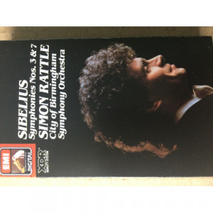 Simon Rattle - City Of Birmingham Symphony Orch. - Sibelius - Symphonies Nos. 3 & 7 - Tape - Cassete