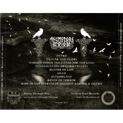 ANCESTORS BLOOD - Return of the Ancient Ones - CD - Album
