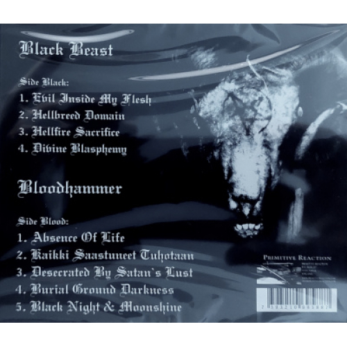 BLACK BEAST / BLOODHAMMER - Unholy Finnish Black Horror Union - CD - Album