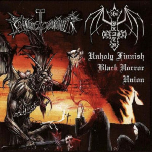 BLACK BEAST / BLOODHAMMER - Unholy Finnish Black Horror Union - Vinyl - LP