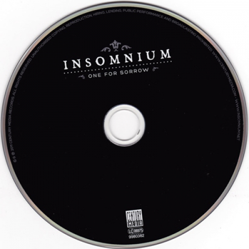INSOMNIUM - One For Sorrow - CD - Album