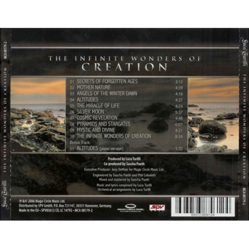 LUCA TURILLI - The Infinite Wonders of Creation - CD - 2CD