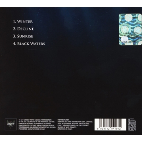 SECRETS OF THE SKY - To Sail Black Waters - CD - Digipack