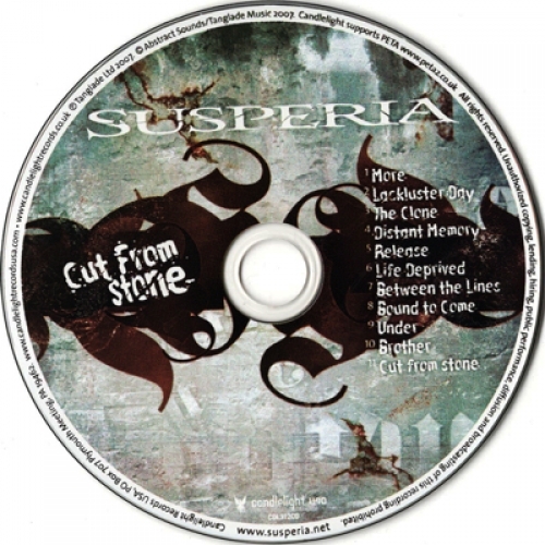 SUSPERIA - Cut From Stone - CD - Album