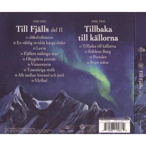 VINTERSORG - Till Fjälls, del II - CD - 2CD