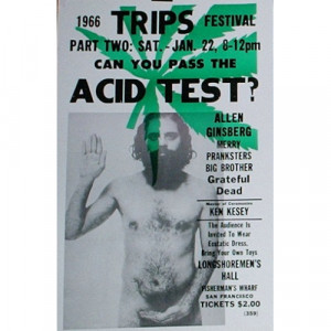 1966 Trips Festival - Acid Test - Concert Poster - Books & Others - Poster