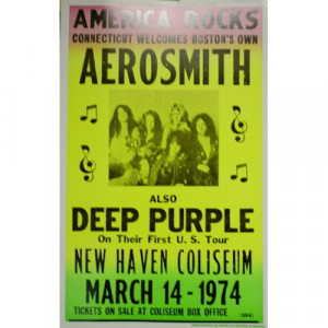 Aerosmith - New Haven - Concert Poster - Books & Others - Poster
