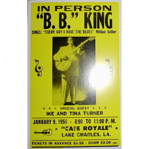 B.B. King - Café Royal 1956 - Concert Poster - Books & Others - Poster