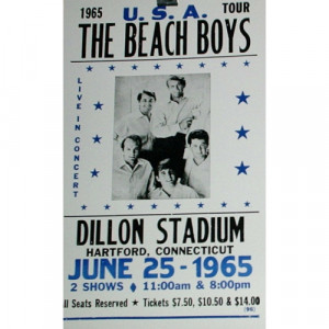 Beach Boys - 1965 USA Tour - Concert Poster - Books & Others - Poster
