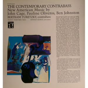 Bertram Turetzky, John Cage, Pauline Oliveros, Ben Johnston - Contemporary Contrabass - LP - Vinyl - LP