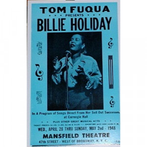 Billie Holiday - Mansfield Theatre - Concert Poster - Books & Others - Poster