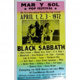 Black Sabbath - Mar Y Sol Festival - Concert Poster